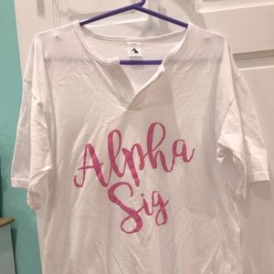 Alpha Sigma Alpha sorority T-shirt
